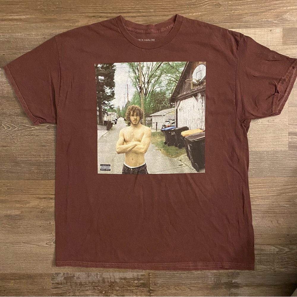 Jack Harlow T-Shirt • NEW • Large Cotton Rust